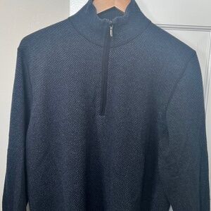 Mens Loro Piana Classic Roadster 1/4 zip - size 50
